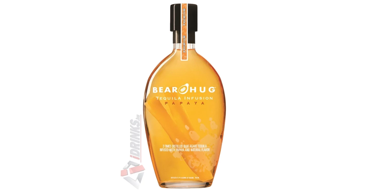 Bear Hug Tequila Infusion Papaya [1L21] Likőr, Krémlikőr