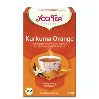 Yogi Tea Kurkuma Narancs Bio Tea (Kurkuma - Orange) [17 Filter]