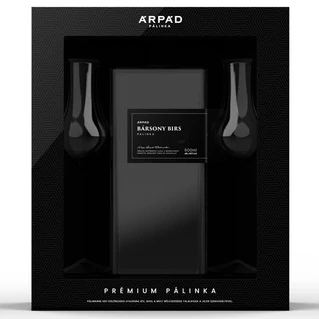 Árpád Prémium Bársony Birs Pálinka (DD+2 Tulipán Pohár) [0,5L|40%]