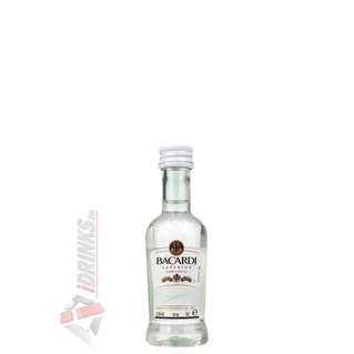 Bacardi Carta Blanca Superior Rum Mini [0,05L|40%]