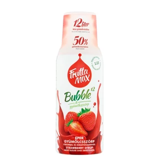 Fruttamax Bubble12 Eper Gyümölcsszirup [0,5L]