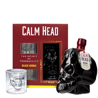 Calm Head Black Vodka (DD+Pohár) [0,7L|40%]