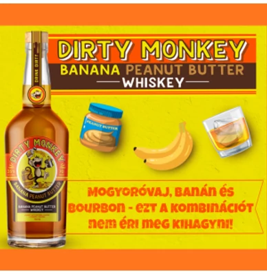 Amikor a whiskey és a desszertek világa találkozik: a Dirty Monkey Whiskey Likőr