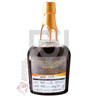 Dictador Rum The Best of 1978 [0,7L|43%]
