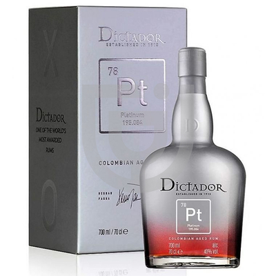 Dictador Pt 78 Platinum Rum [0,7L|40%]