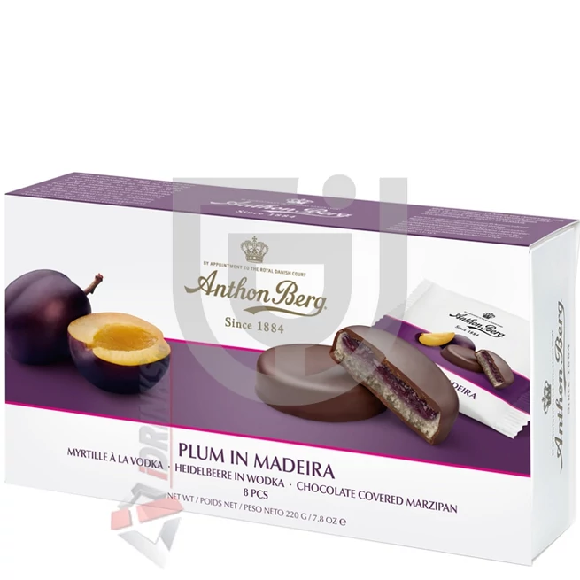 Anthon Berg Madeiras-Szilvás Marcipántallér [220g]