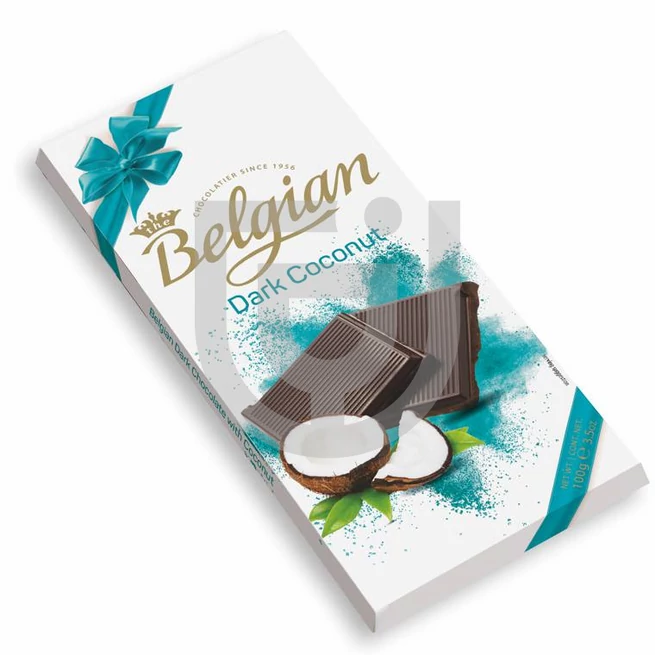 Belgian Dark Coconut Étcsokoládé [100g]