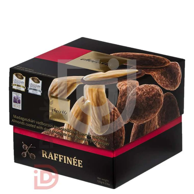 ChocoMe Raffinée Madagaszkári Vadborsos Étcsokoládéval és Kakaóporral Bevont Mandula [120g]