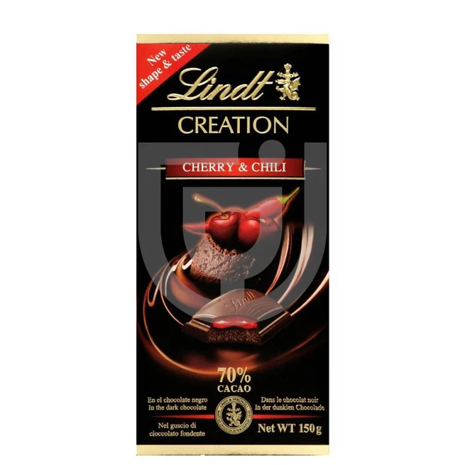 Lindt Creation 70% Cherry & Chilli Étcsokoládé [150g]