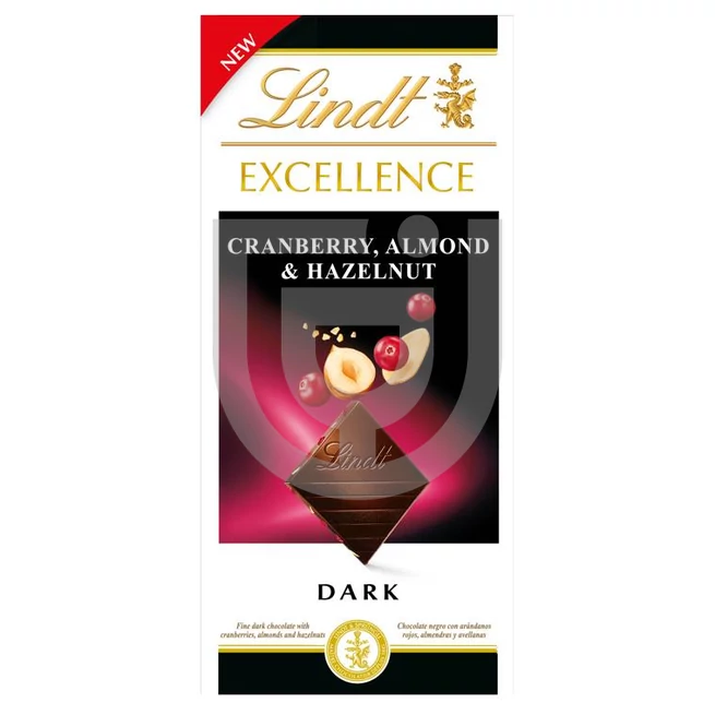 Lindt Excellence Cranberry-Hazelnut-Almond Csokoládé [100g]