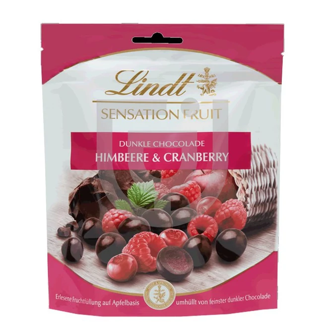 Lindt Fruit Sensation Raspberry & Cranberry [150g]