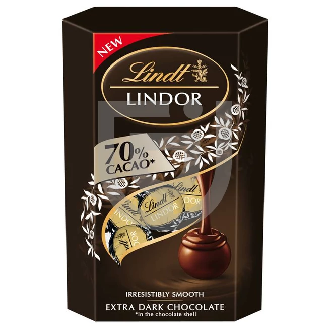 Lindt Lindor 70%-os Étcsokoládé Golyó [200g]