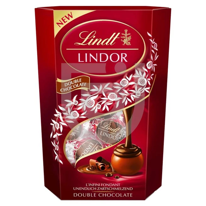 Lindt Lindor Double Chocolate Csokoládégolyó [200g]