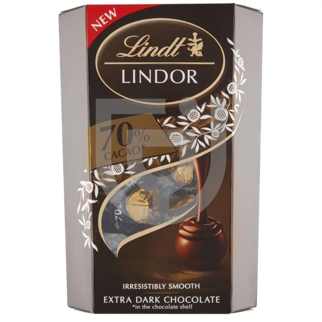 Lindt Lindor Mega 70%-os Étcsokoládé Golyó [337g]