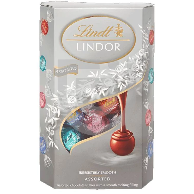 Lindt Lindor Mega Silver Csokoládé Golyó Válogatás [337g]