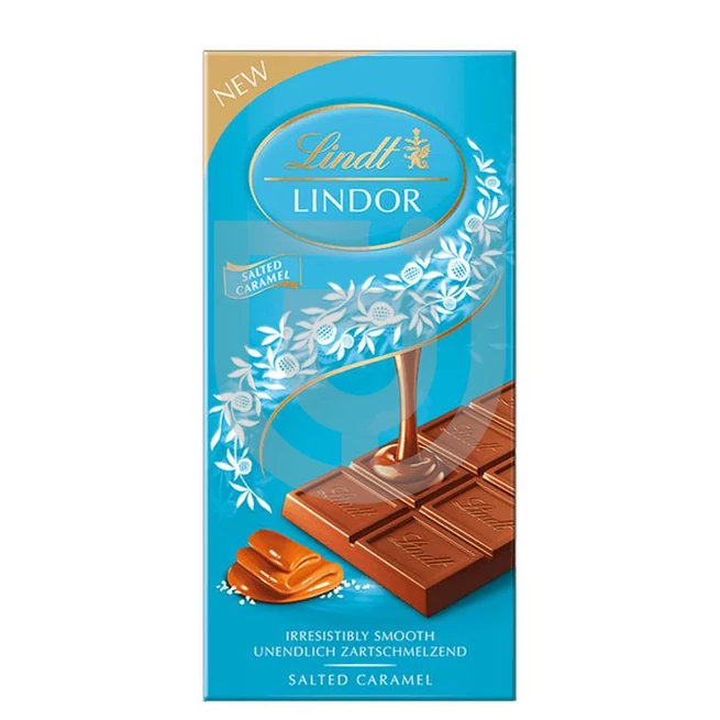 Lindt Lindor Sós Karamell Táblás Töltött Tejcsokoládé [100g]