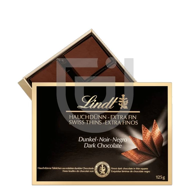 Lindt Thins Dark Étcsokoládé Lapocskák [125g]