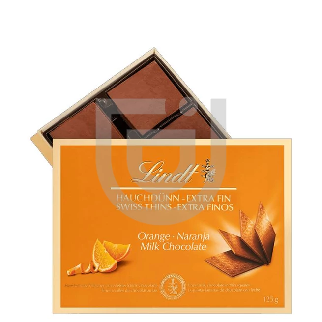 Lindt Thins Orange Tejcsokoládé Lapocskák [125g]