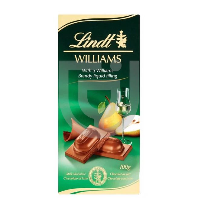 Lindt Williams Pear Alkoholos Csokoládé [100g]