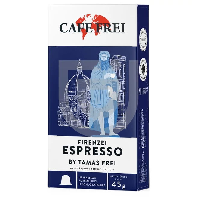 Café Frei Firenzei Espresso By Tamas Frei Nespresso Kompatibilis Kávékapszula (9 db) [45g]