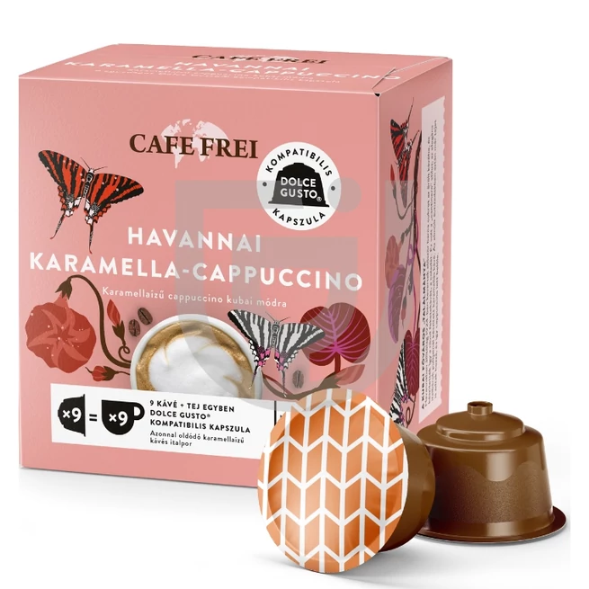 Café Frei Havannai Tej-Caramel Dolce Gusto Kompatibilis Kávékapszula (9 db) [126g]