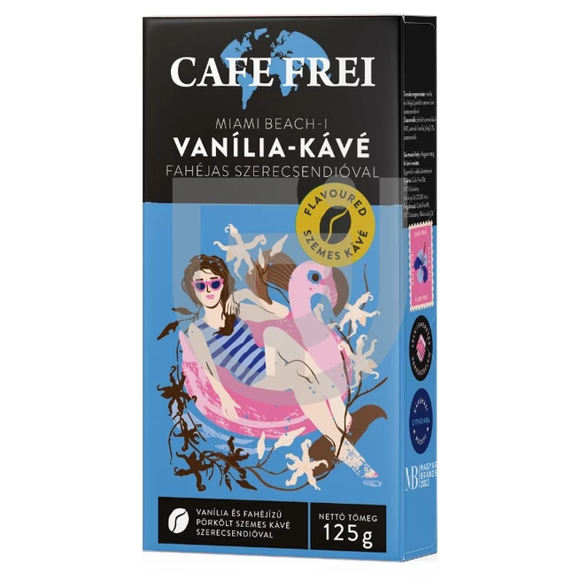 Café Frei Miami Beachi Vanília - Szemeskávé Fahéjas Szerecsendióval [125g]