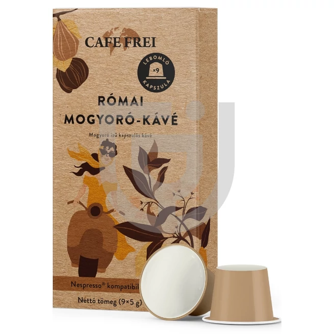 Café Frei Római Mogyoró - Nespresso Kompatibilis Kávékapszula (9 db) [45g]