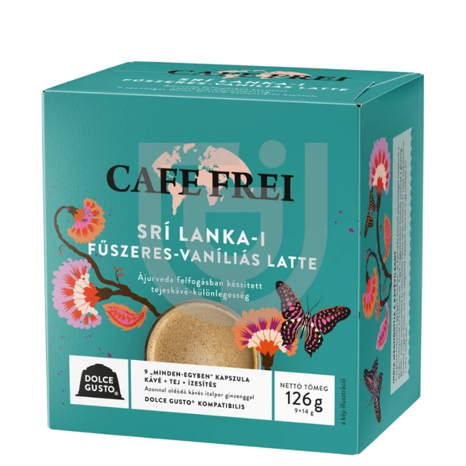 Café Frei Srí Lankai Fűszeres Vaníliás Latte Dolce Gusto Kompatibilis Kávékapszula (9 db) [126g]