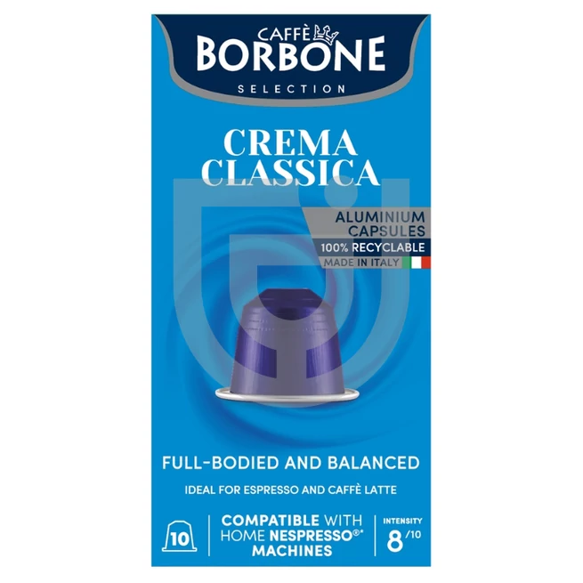 Caffe Borbone Classica Nespresso Kompatibilis Kávékapszula (10 db) [50g]