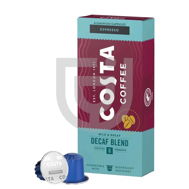 Costa Coffee Decaf Blend Nespresso Kompatibilis Kávékapszula (10 db) [57g]