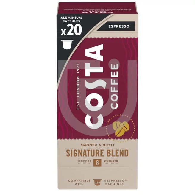 Costa Coffee The Signature Blend Espresso Nespresso Kompatibilis Kávékapszula (20 db) [114g]