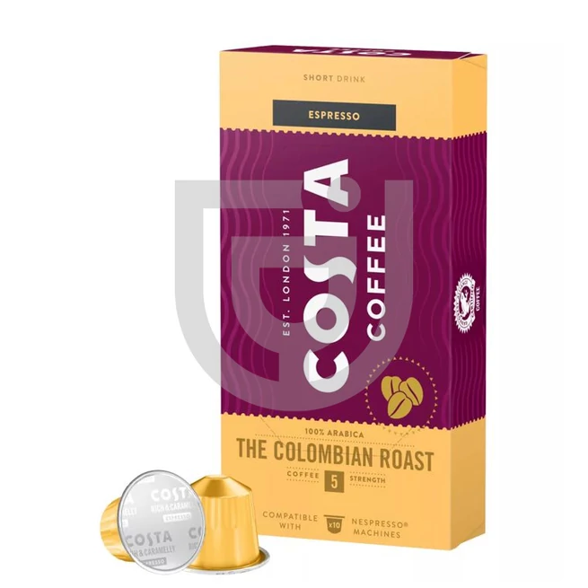 Costa Coffee The Colombian Roast Nespresso Kompatibilis Kávékapszula (10 db) [57g]