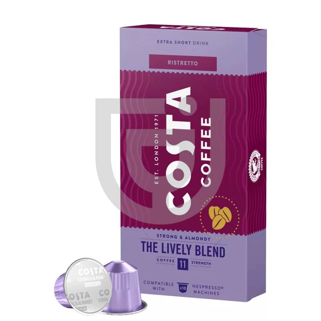 Costa Coffee The Lively Blend Risretto Nespresso Kompatibilis Kávékapszula (10 db) [57g]