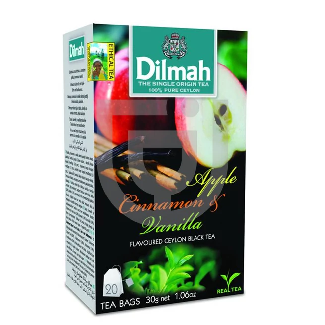 Dilmah Fun Alma-Fahéj-Vanília Fekete Tea [20 filter]