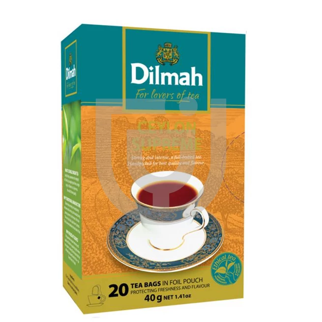 Dilmah Gourmet Ceylon Supreme Fekete Tea [20 filter]