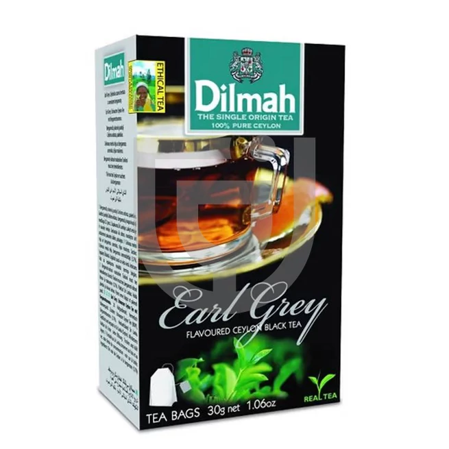 Dilmah Gourmet Earl Grey Fekete Tea Bergamottal [20 Filter]