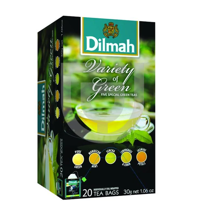 Dilmah Vegyes Zöld Tea Válogatás [20 Filter]