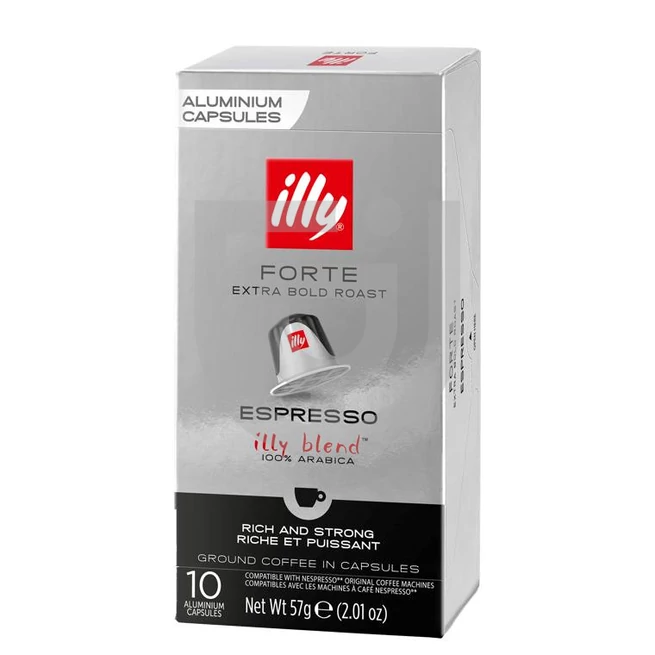 Illy Espresso Forte Nespresso Kompatibilis Kávékapszula (10 db) [57g]