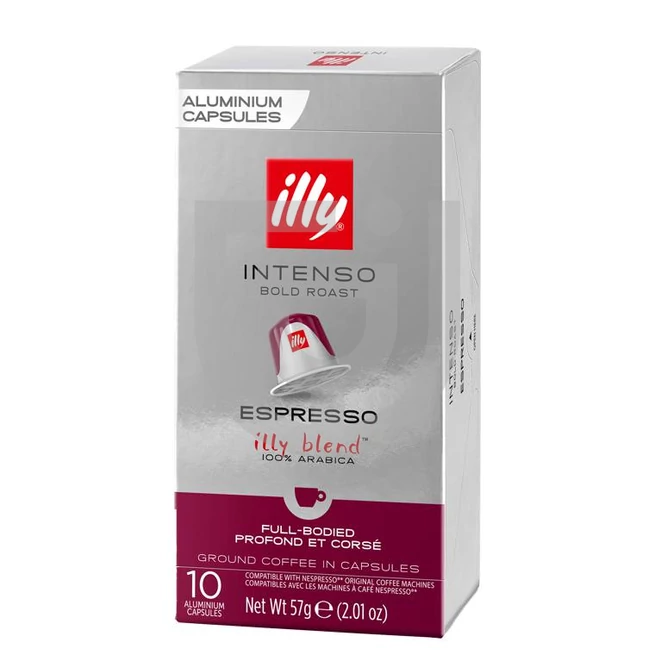 Illy Espresso Intenso Nespresso Kompatibilis Kávékapszula (10 db) [57g]