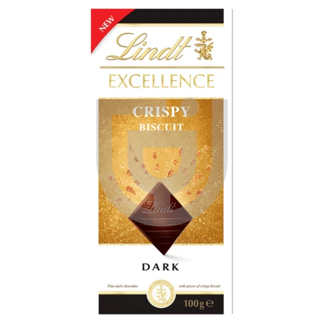 Lindt Excellence Crispy Biscuit Étcsokoládé [100g]