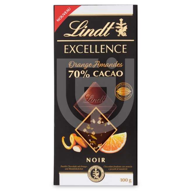 Lindt Excellence Passion Orange Almonds Csokoládé [100g]  