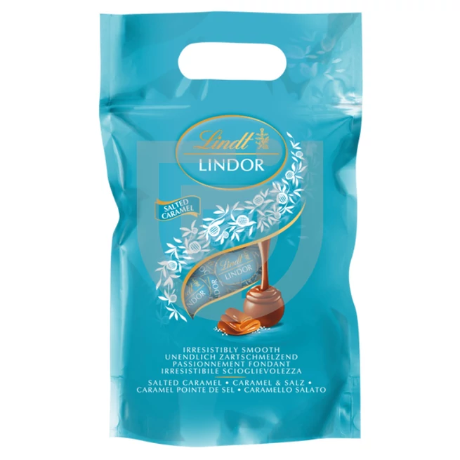 Lindt Lindor Giga Sós Karamell Csokoládégolyó [1000g] 