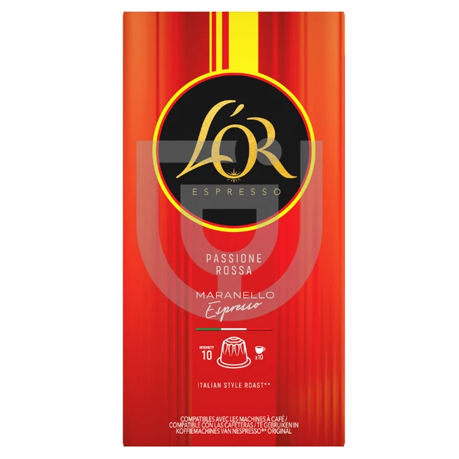 L'Or Ferrari Maranello Espresso Nespresso Kompatibilis Kávékapszula (10 db) [52g]