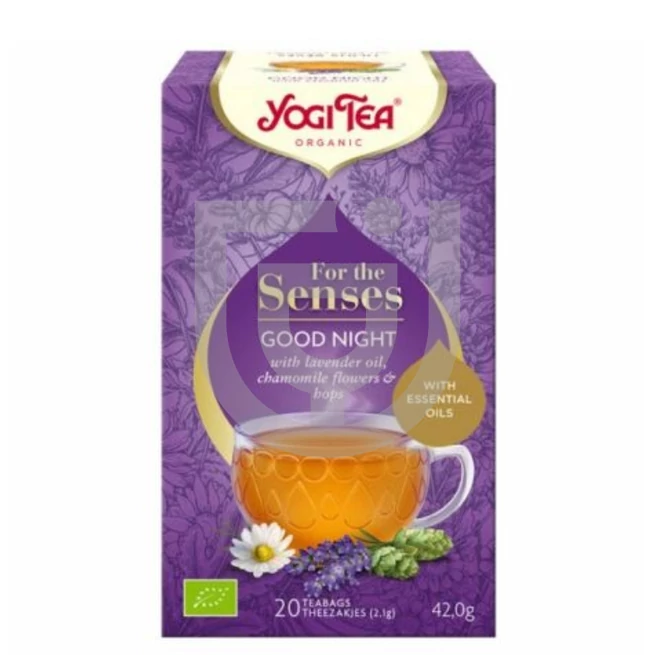 Yogi Tea Bio Tea Az Érzékeknek - Jó Éjszakát (Good Night) [17 Filter]