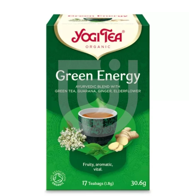 Yogi Tea Energizáló Zöld Bio Tea (Green Energy) [17 Filter] 