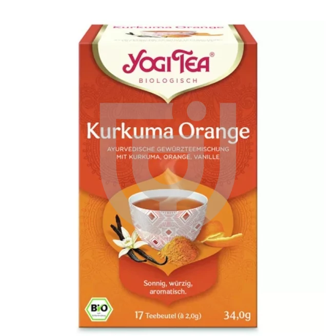 Yogi Tea Kurkuma Narancs Bio Tea (Kurkuma - Orange) [17 Filter]
