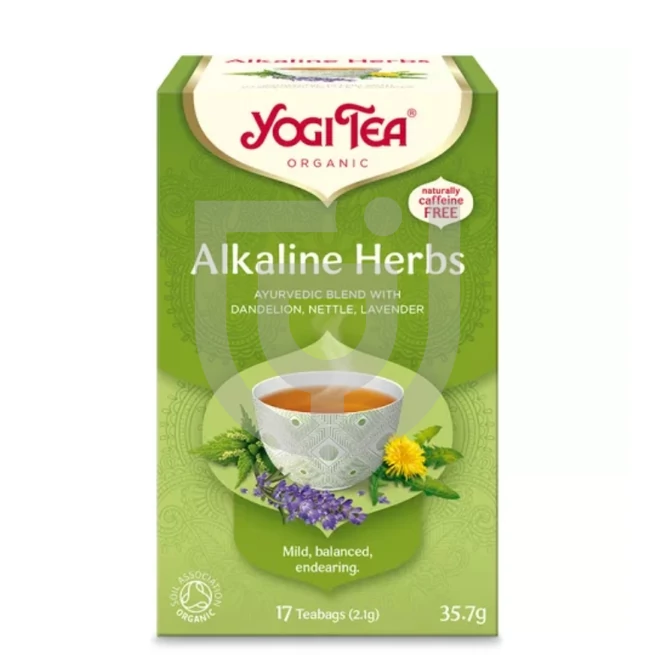Yogi Tea Lúgosító Gyógynövényes Bio Tea (Alkaline Herbs) [17 Filter]