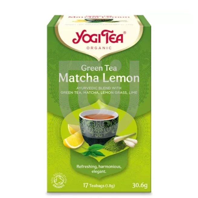 Yogi Tea Matcha és Citrom Bio Zöld Tea (Matcha - Lemon) [17 Filter]
