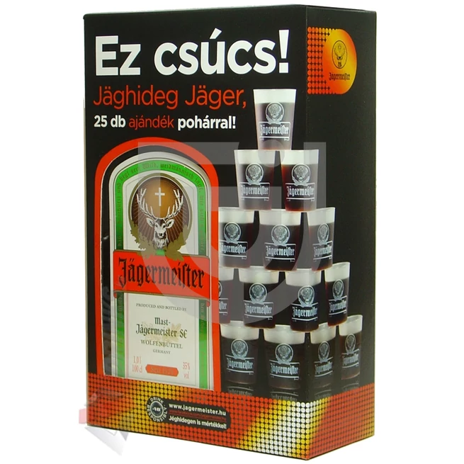 Jagermeister (DD+25 Műanyag pohár) [1L|35%]