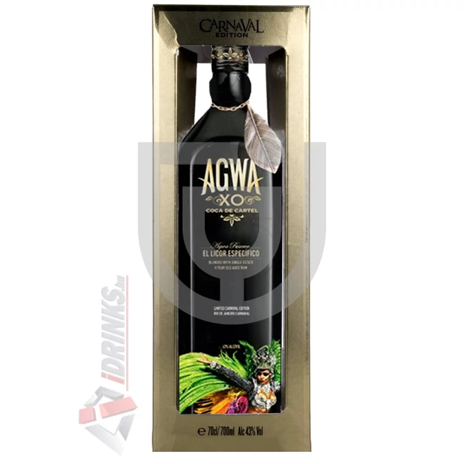 Agwa XO Coca de Cartel Kokalevél Likőr [0,7L|43%]